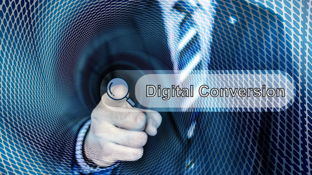 Digital conversion banner